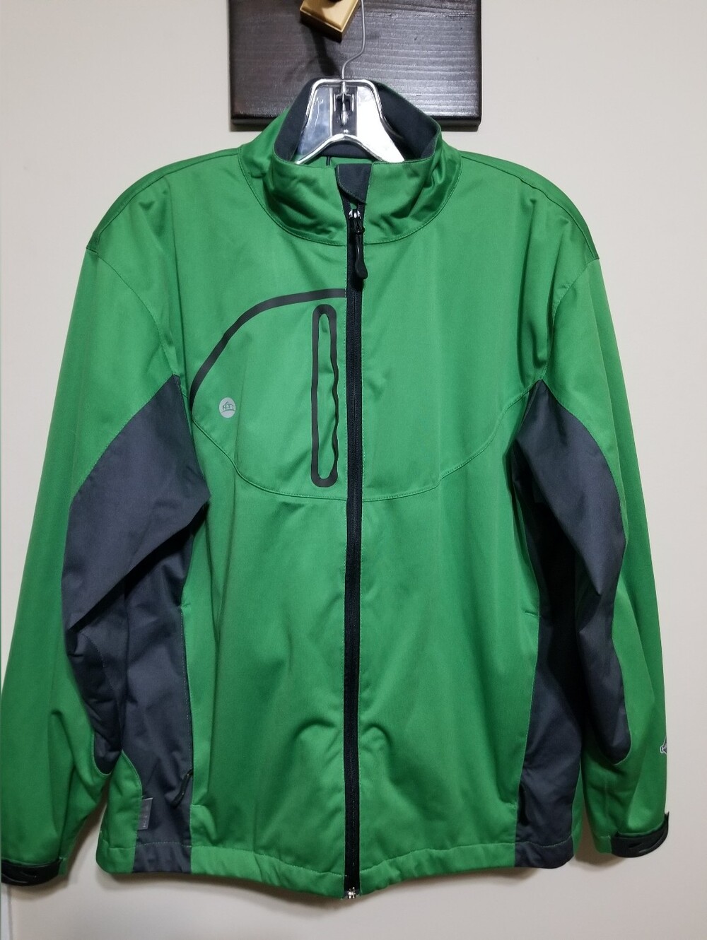 Stormtech, Performance Jacket, Large, Green Navy Coat Outerwear Activewear